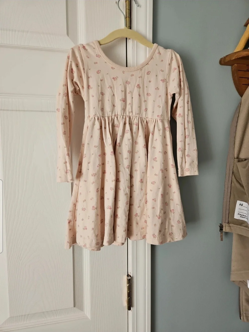 Jamie Kay Soft Blush Floral Long Sleeve Dress